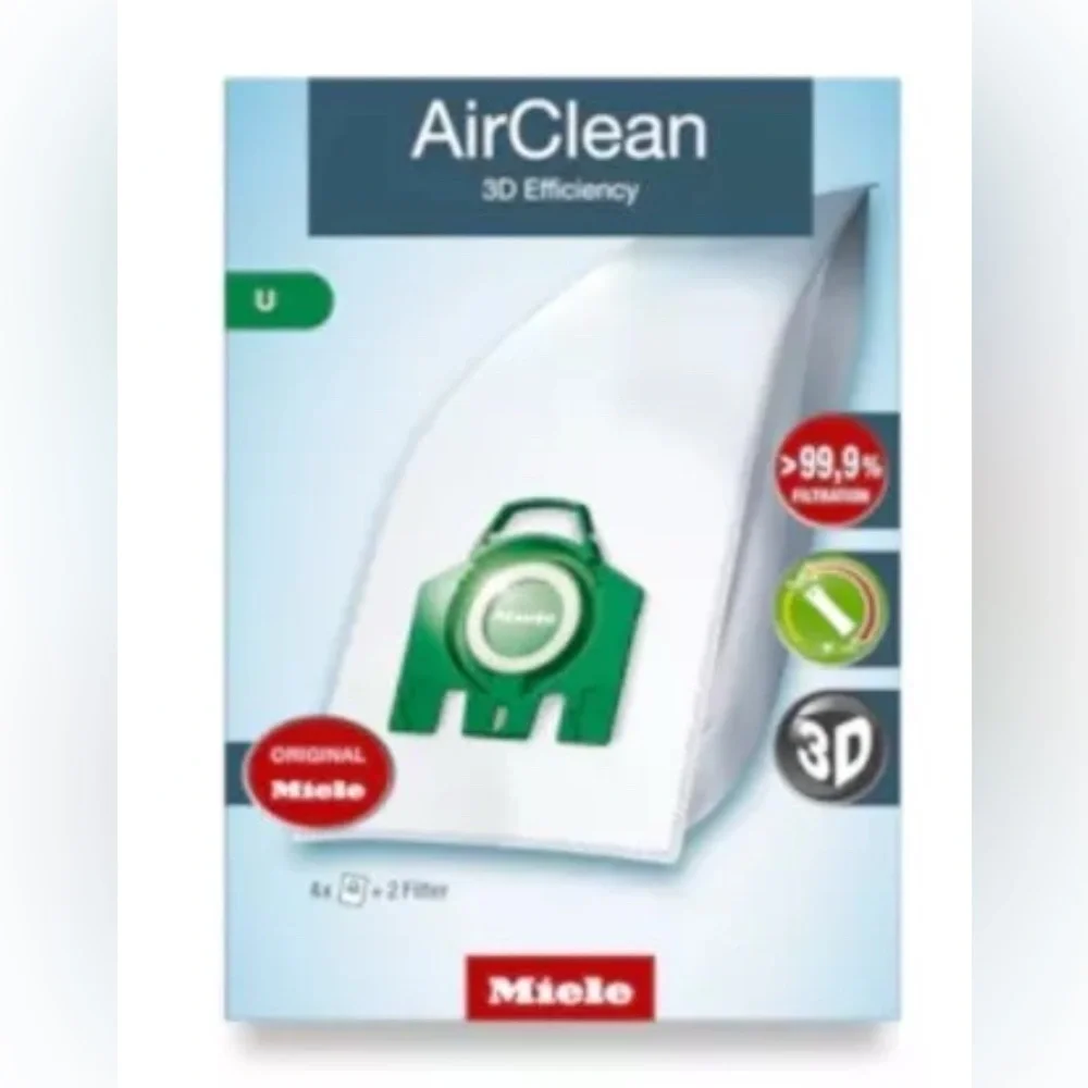 Miele HyClean 3D Efficiency Vacuum Cleaner Bags. A set of 4 bags & 2 filters. - Picture 1 of 3